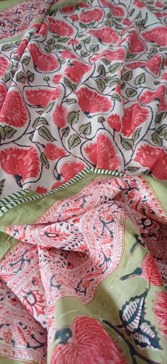 Hand Block Printed Dohar – Soft, Lightweight & Breathable