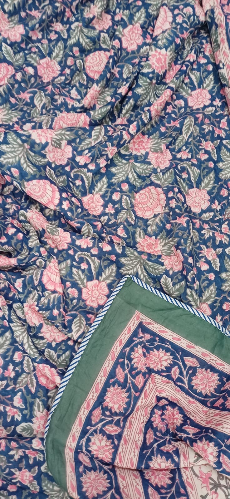 Hand Block Printed Dohar – Soft, Lightweight & Breathable