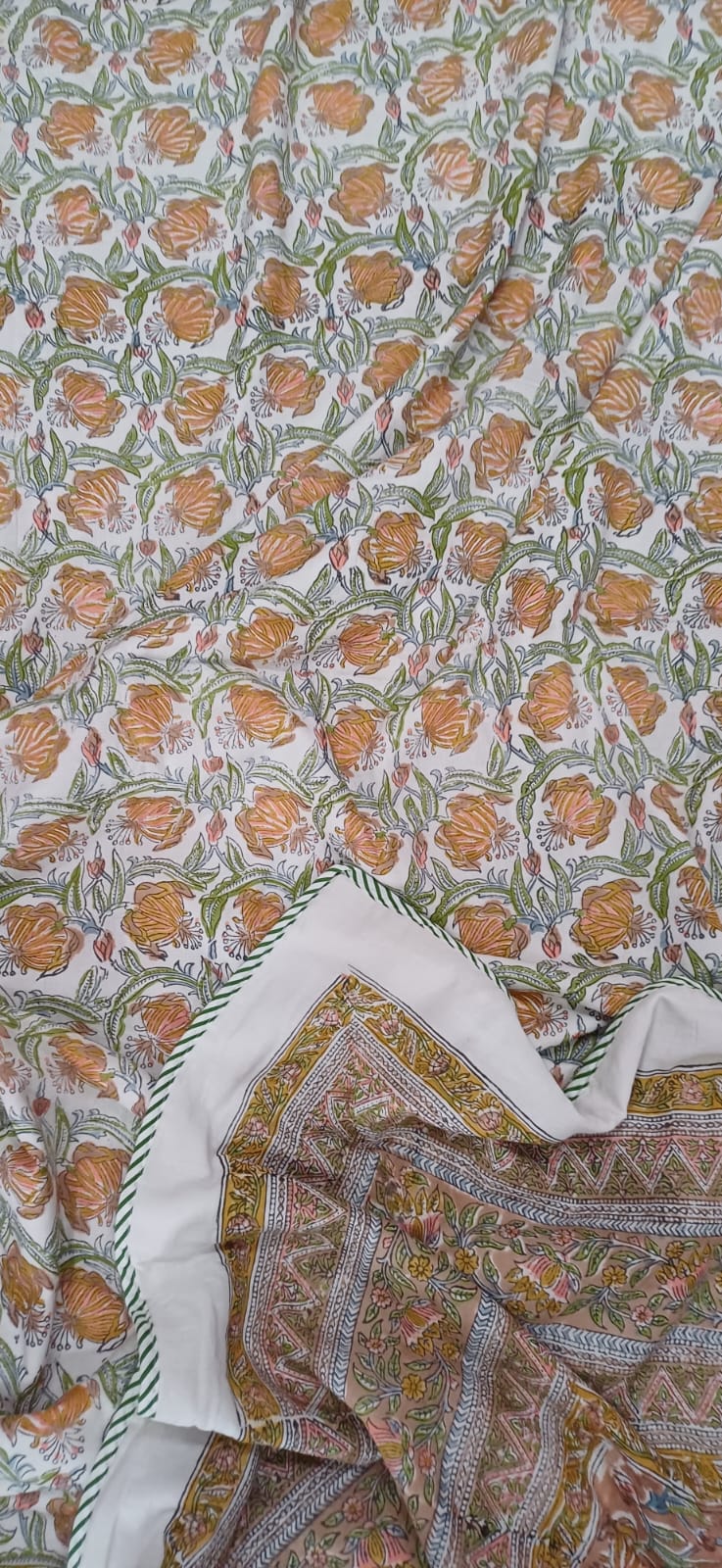 Hand Block Printed Dohar – Soft, Lightweight & Breathable