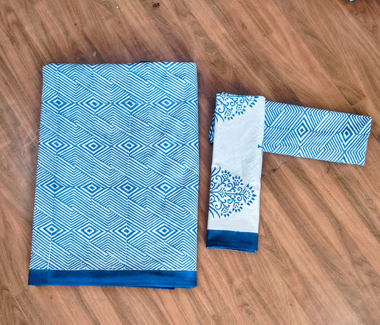 JAIPURI Handcrafted Bedsheet I Traditional Hand Block Besheet